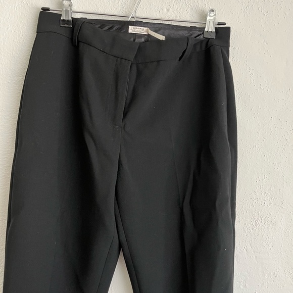 LEON Max Limited Edition Woman Black Wool- Blend Straight-Leg Pants, 4 M… - Picture 3 of 5